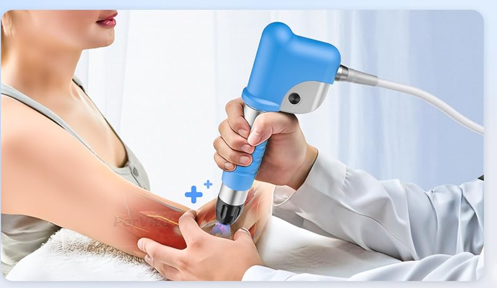 A woman standing still in front of the 3D cameras of KinetiSense during a balance screening. This technology aids in creating a Tailored Treatment plan by identifying specific balance issues and symptoms, which accelerates recovery and reduces the risk of long-term complications.