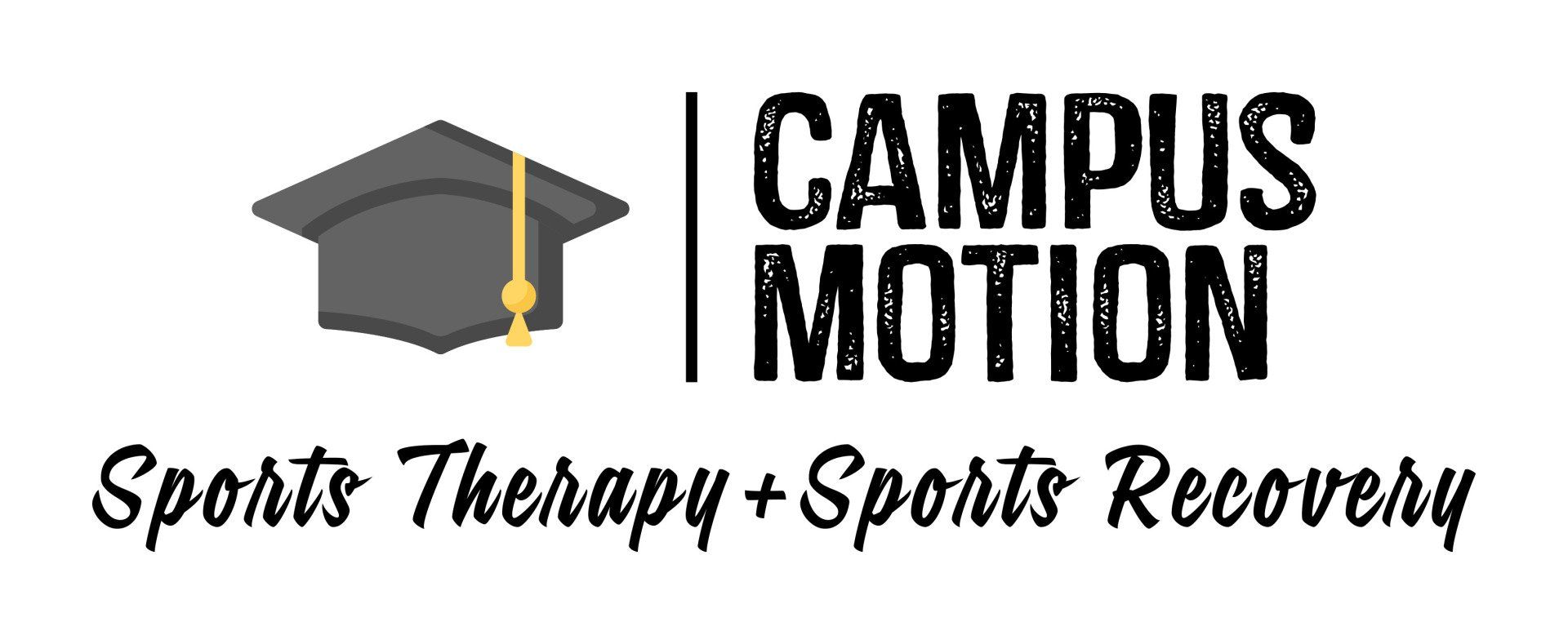 Black logo, Sports Therapy, Sports Recovery, campus motion logo logo