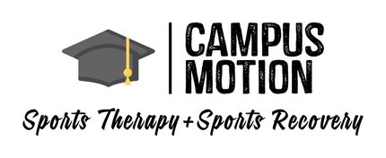 Black logo, Sports Therapy, Sports Recovery, campus motion logo logo