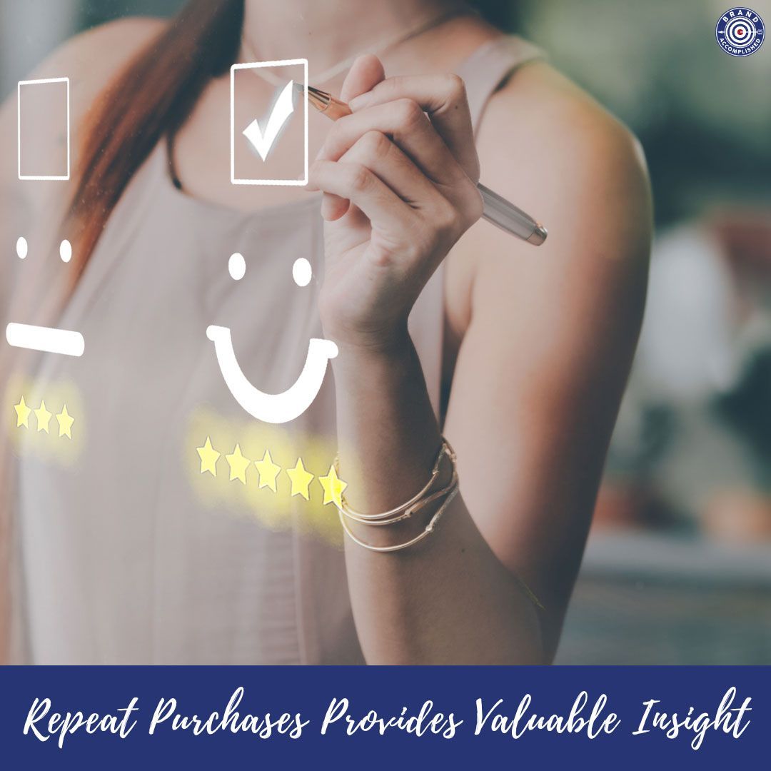 Repeat purchases provides valuable insight
