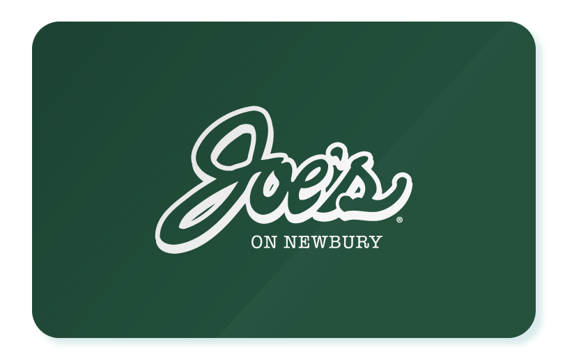 Picture of the Joe's Newbury of Gift Card