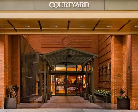 Exterior Photo Courtyard by Marriott New York Manhattan/Time Square Wheelchair Accessible Travel NYC Hotel