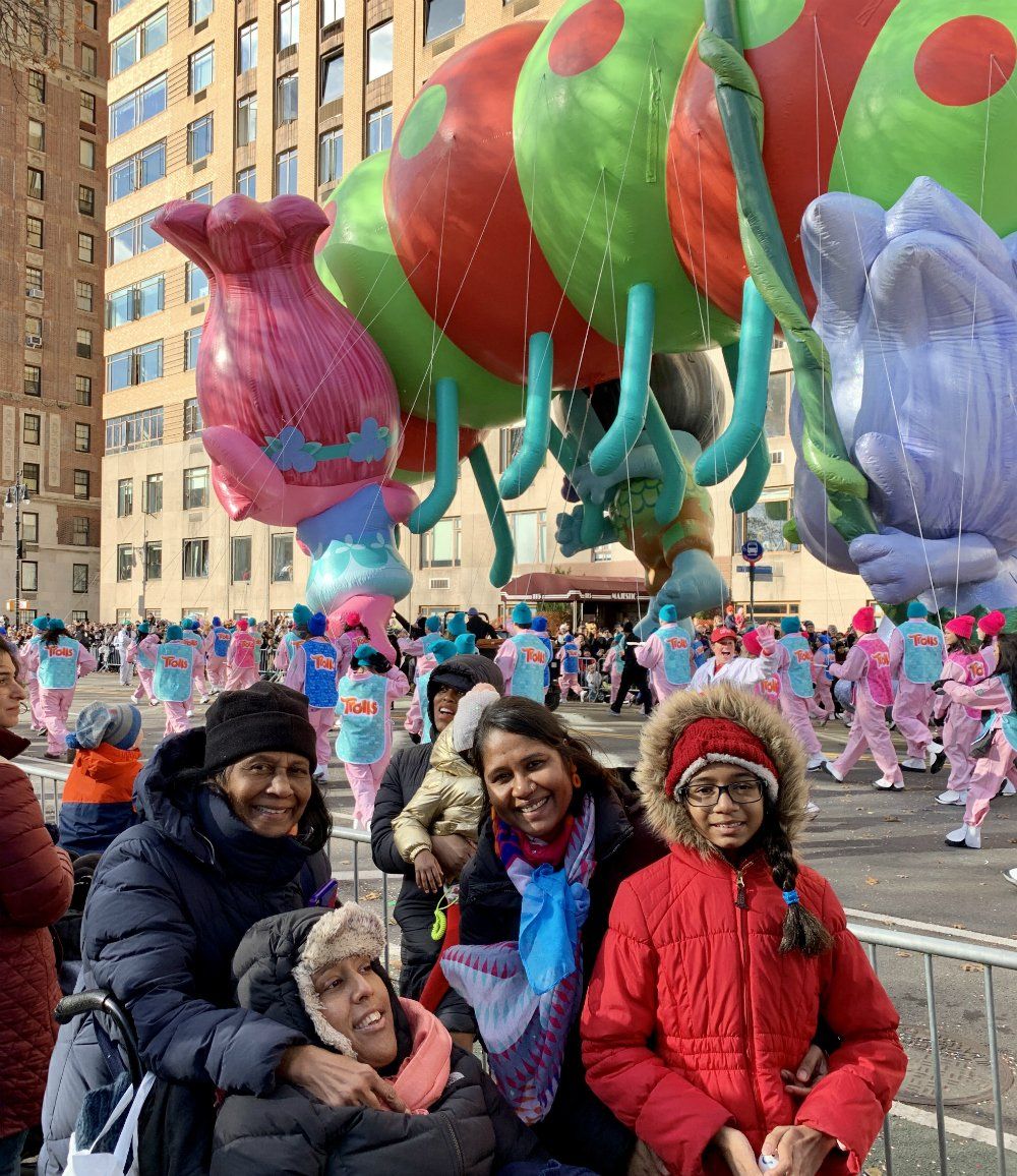 Accessible Travel NYC Wheelchair User at Macys Thanksgiving Parade
