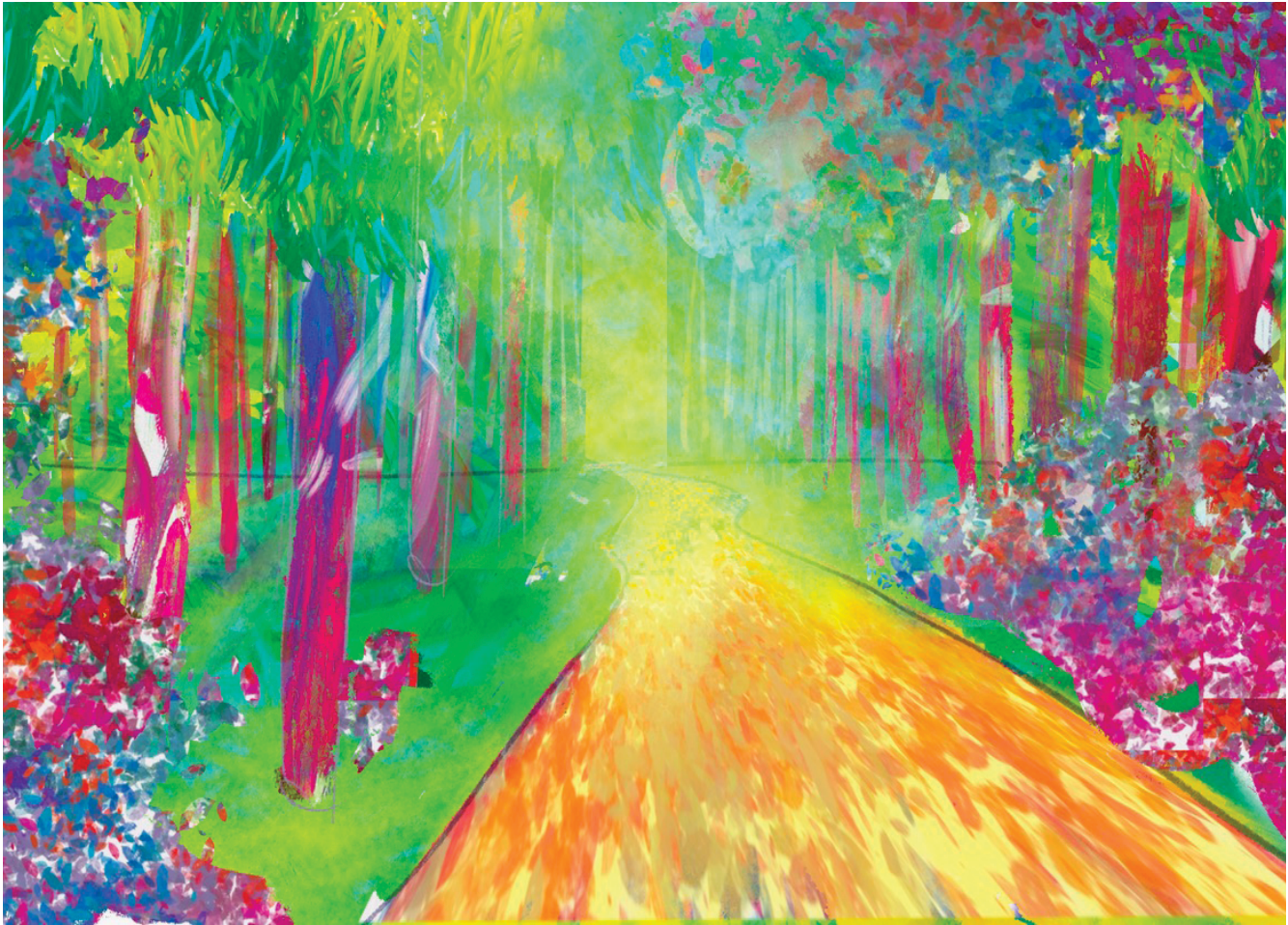 A beautiful digital art painting. 