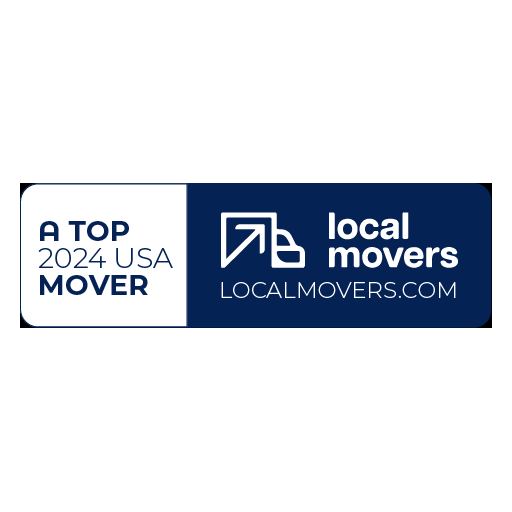 The logo for local movers is a top 2024 usa mover.