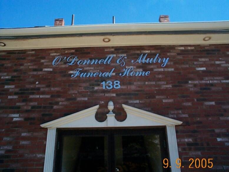 A picture of a funeral home was taken in 2005