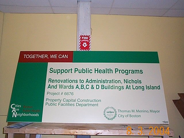A sign that says together we can support public health programs