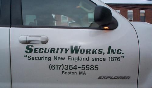 A security works inc. vehicle in boston ma