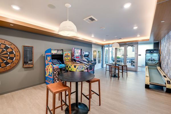 Photo of the arcade room