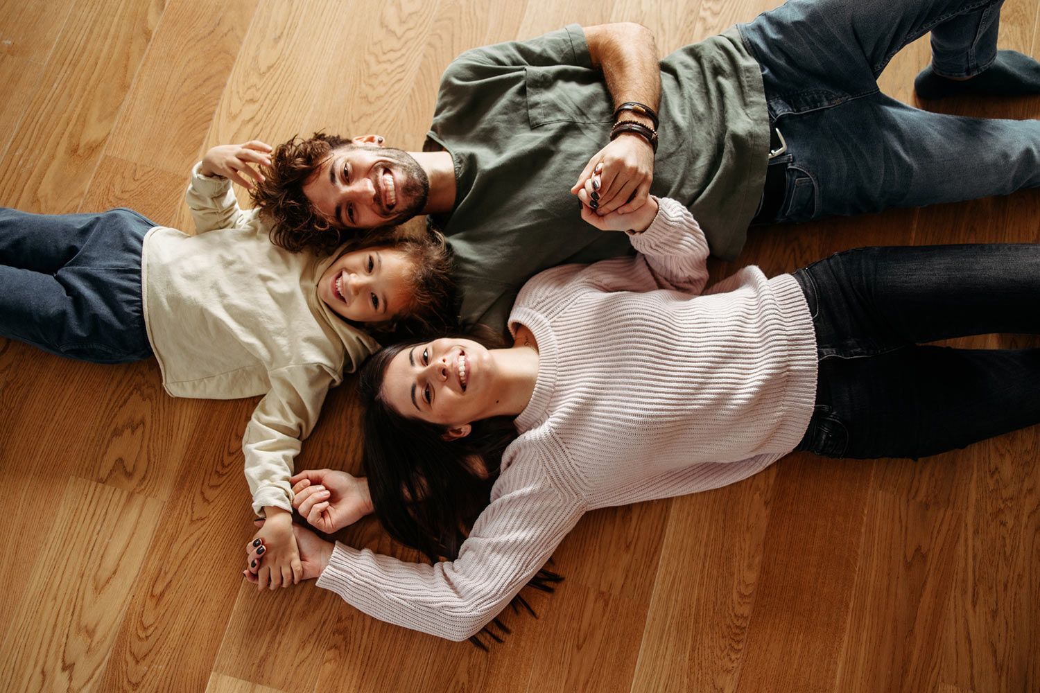 Family Laying on Floor — Haubstadt, IN — Floor It 41