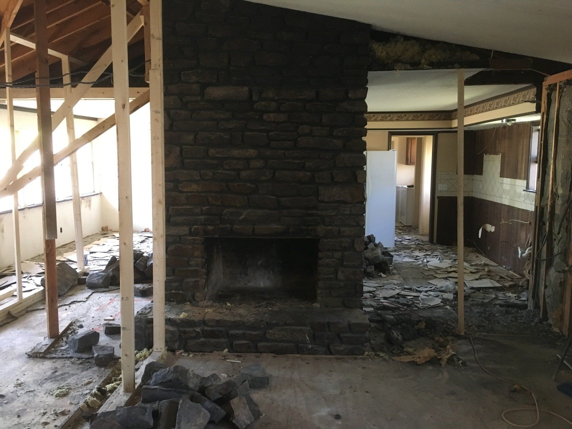fireplace remodeling