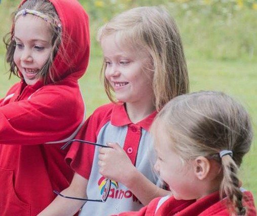 Rainbows if for girls aged 5 to 7 years and is part of Girlguiding Scotland Dumfries and Galloway
