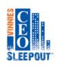 Vinnies CEO Sleepout