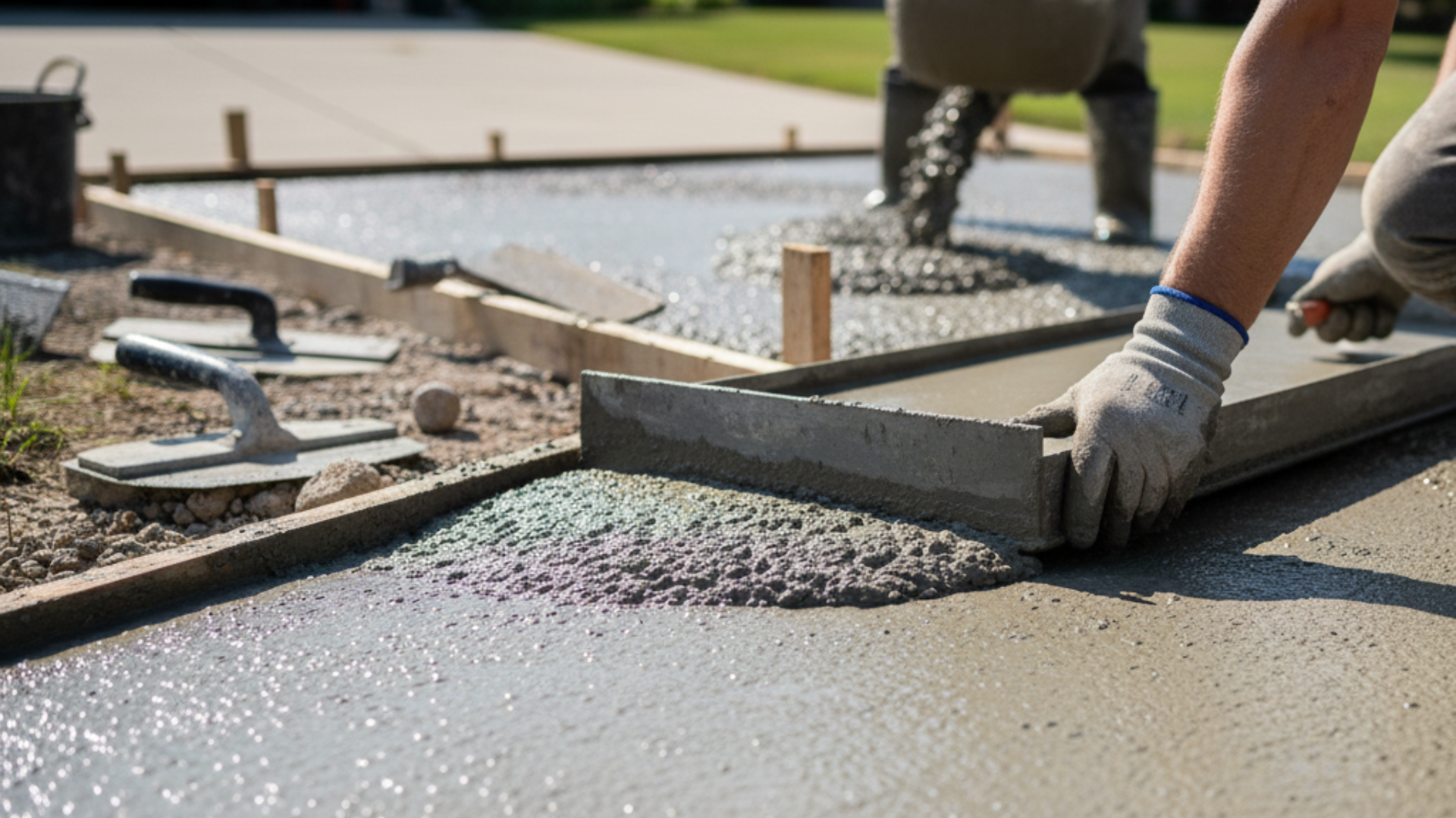 A conference room with a long table and chairs and a glass wall.