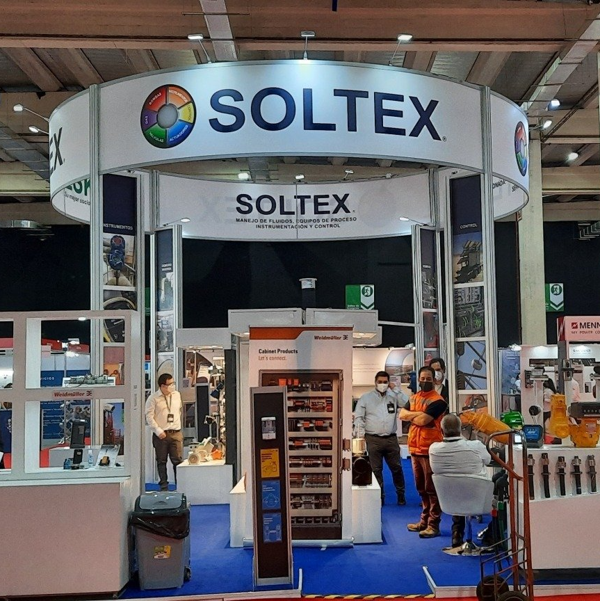 Stand de Soltex en Expomin 2021