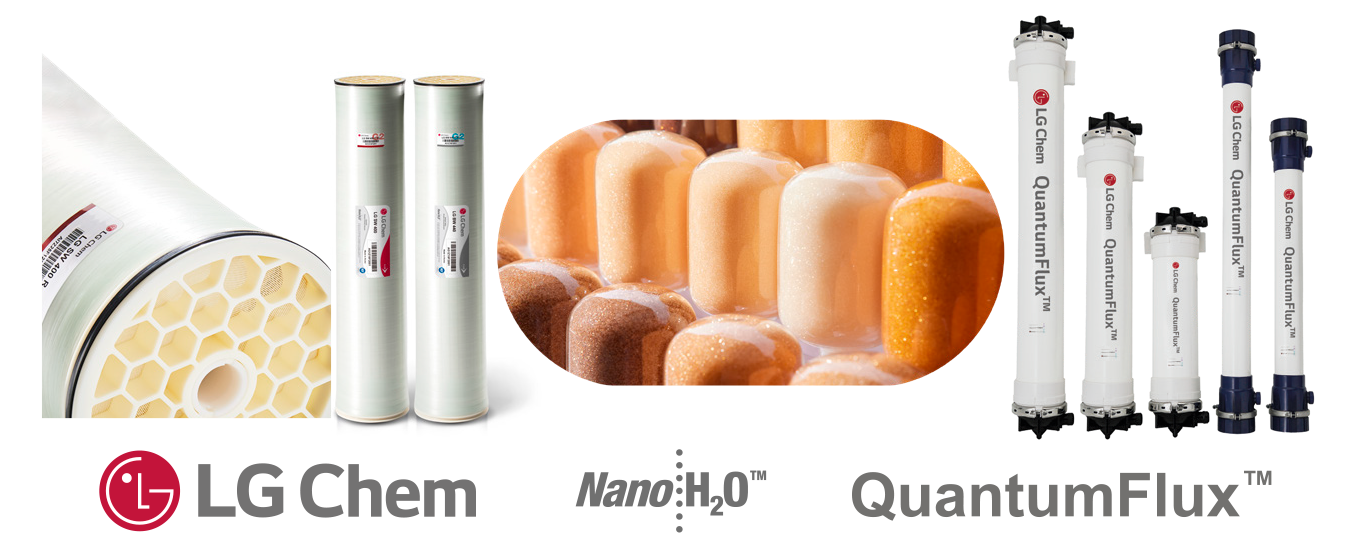 LG Chem membranas de osmosis inversa