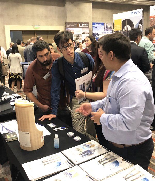 Stand Soltex en seminario de desalinización