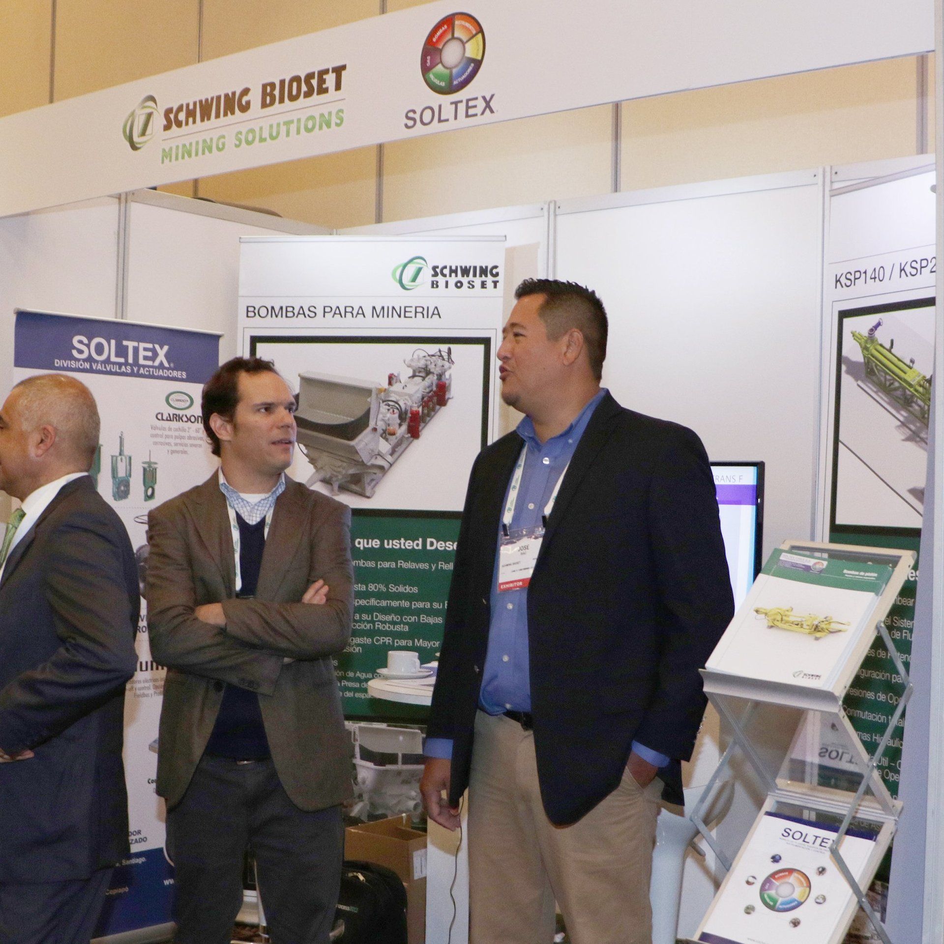 Stand de Soltex en seminario Tailings 2017