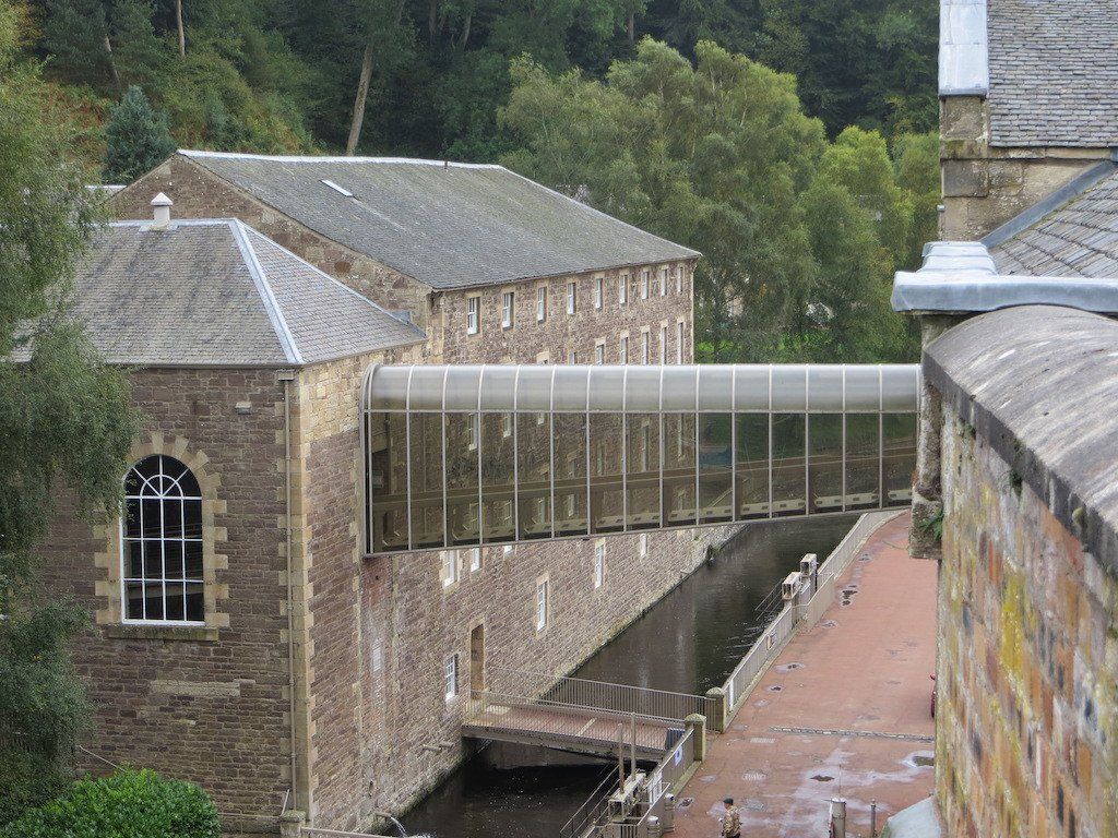 Visiting New Lanark heritage centre is a must when you stay at Muirkirk Caravan Park
