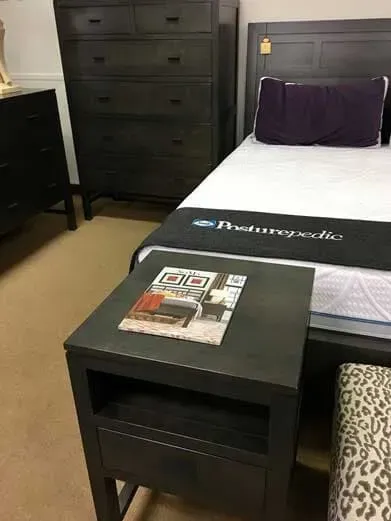 Black drawer near the bed — Livonia, MI — Chris Furniture
