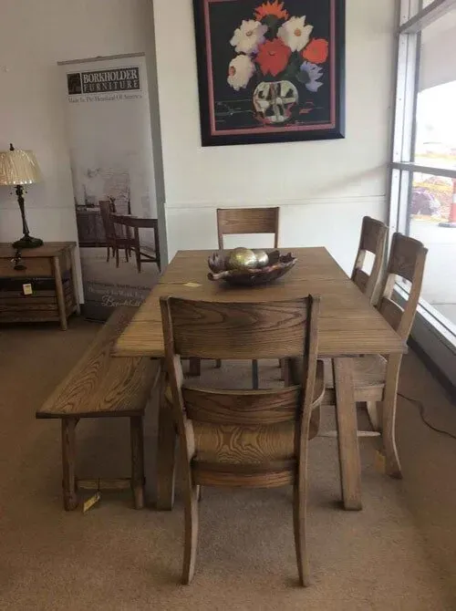 Wooden dining table — Livonia, MI — Chris Furniture