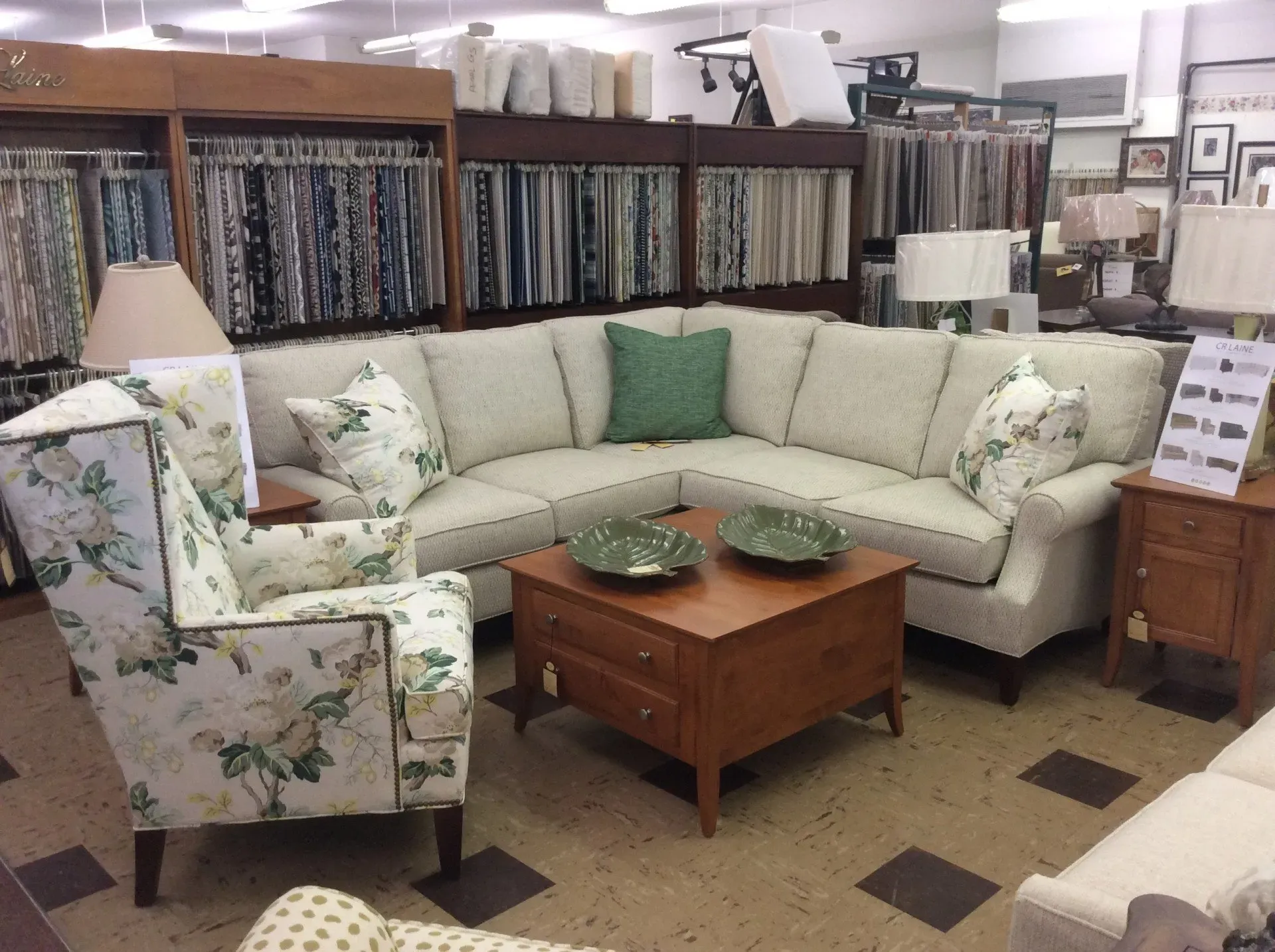 Floral couch #2 — Livonia, MI — Chris Furniture