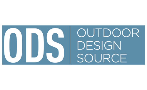 ODS logo with white text on a blue rectangular background. Text: 