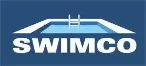 SwimCo logo with a swimming pool icon and the company name.