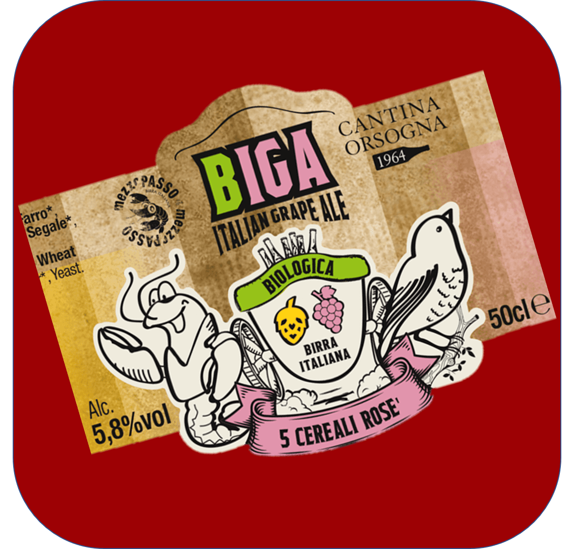 Biga Rosè - Mezzopasso Brewery