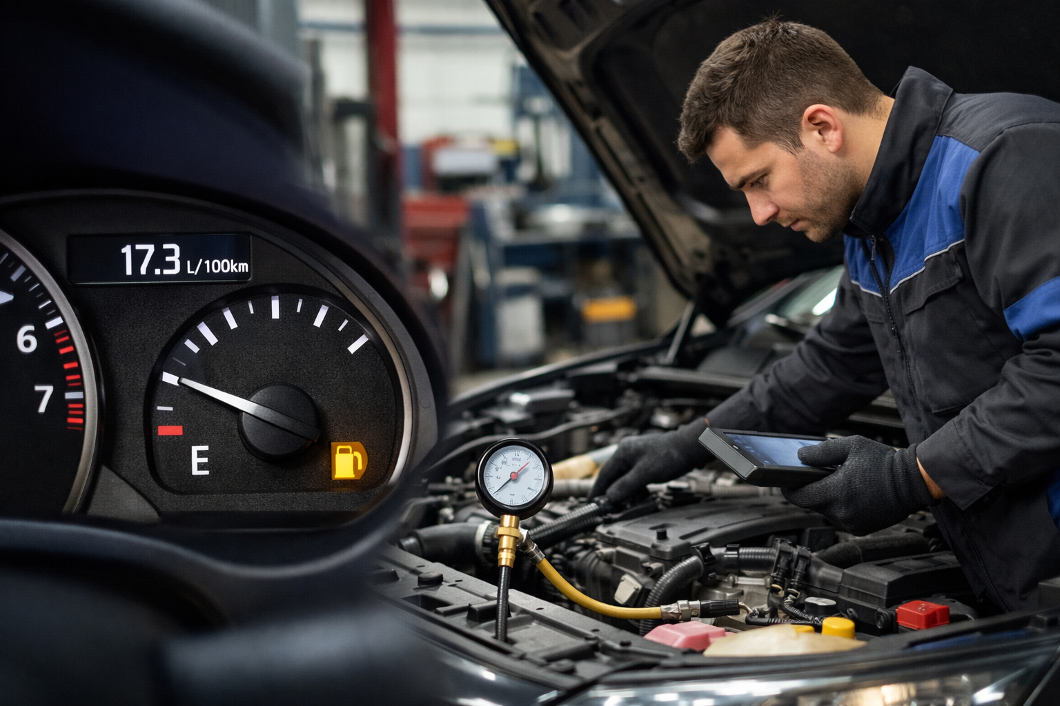 צריכת דלק גבוהה מהרגיל