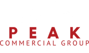 The peak commercial group logo is red and white on a white background.