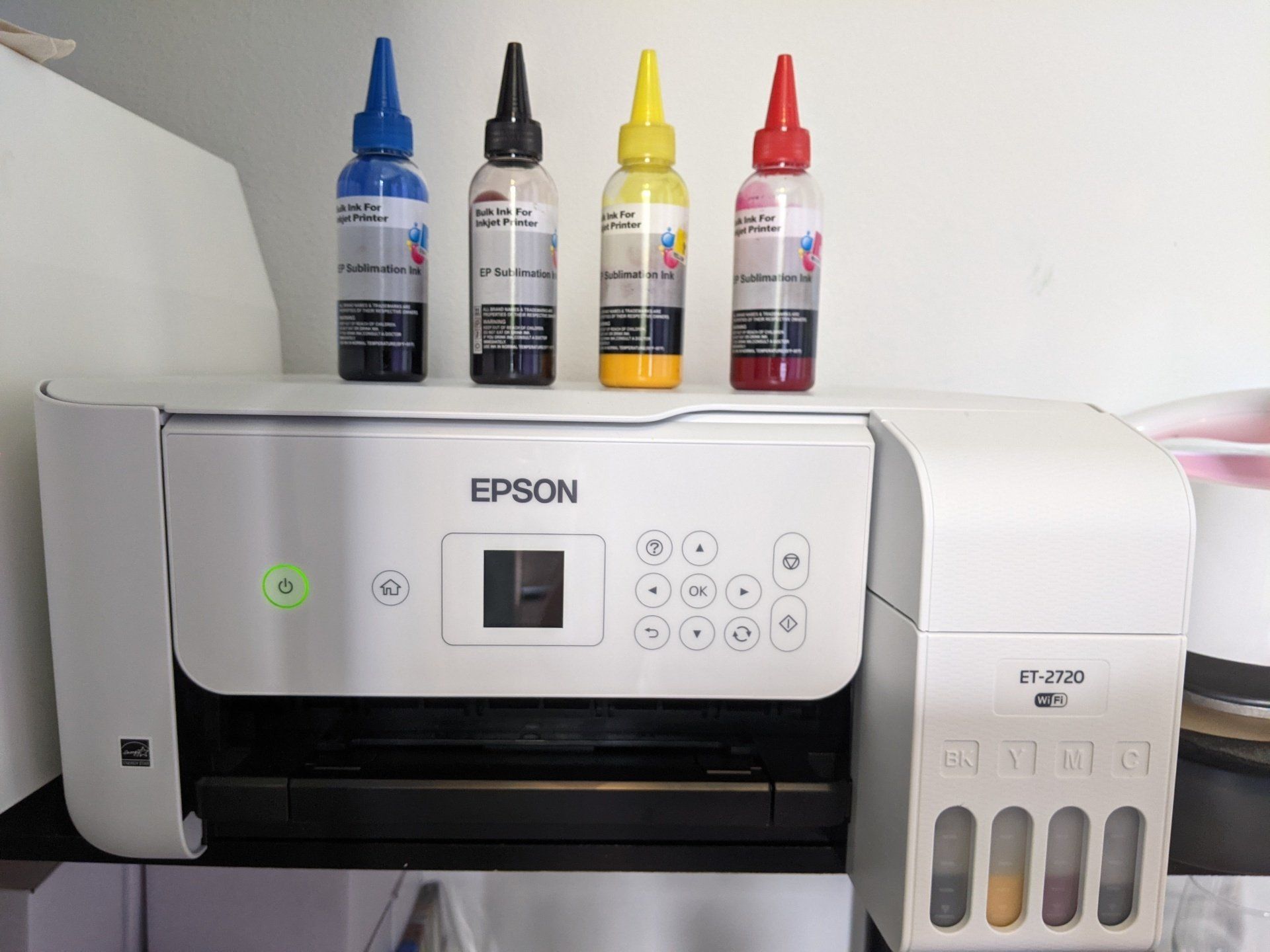 sublimation printer: epson ET-2720 printer used for cricut