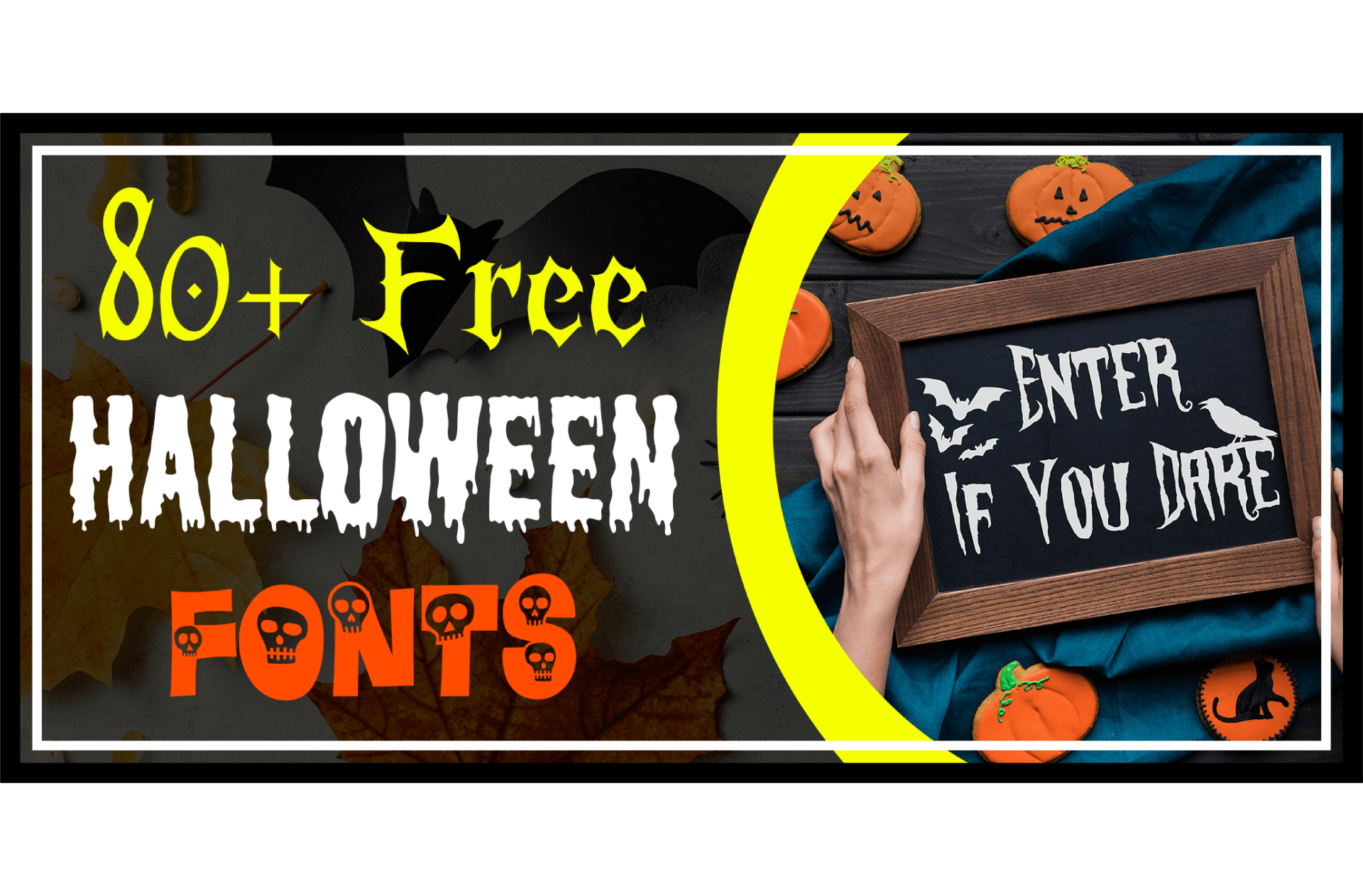 80+ Free Halloween Fonts For Commercial Use & Cricut