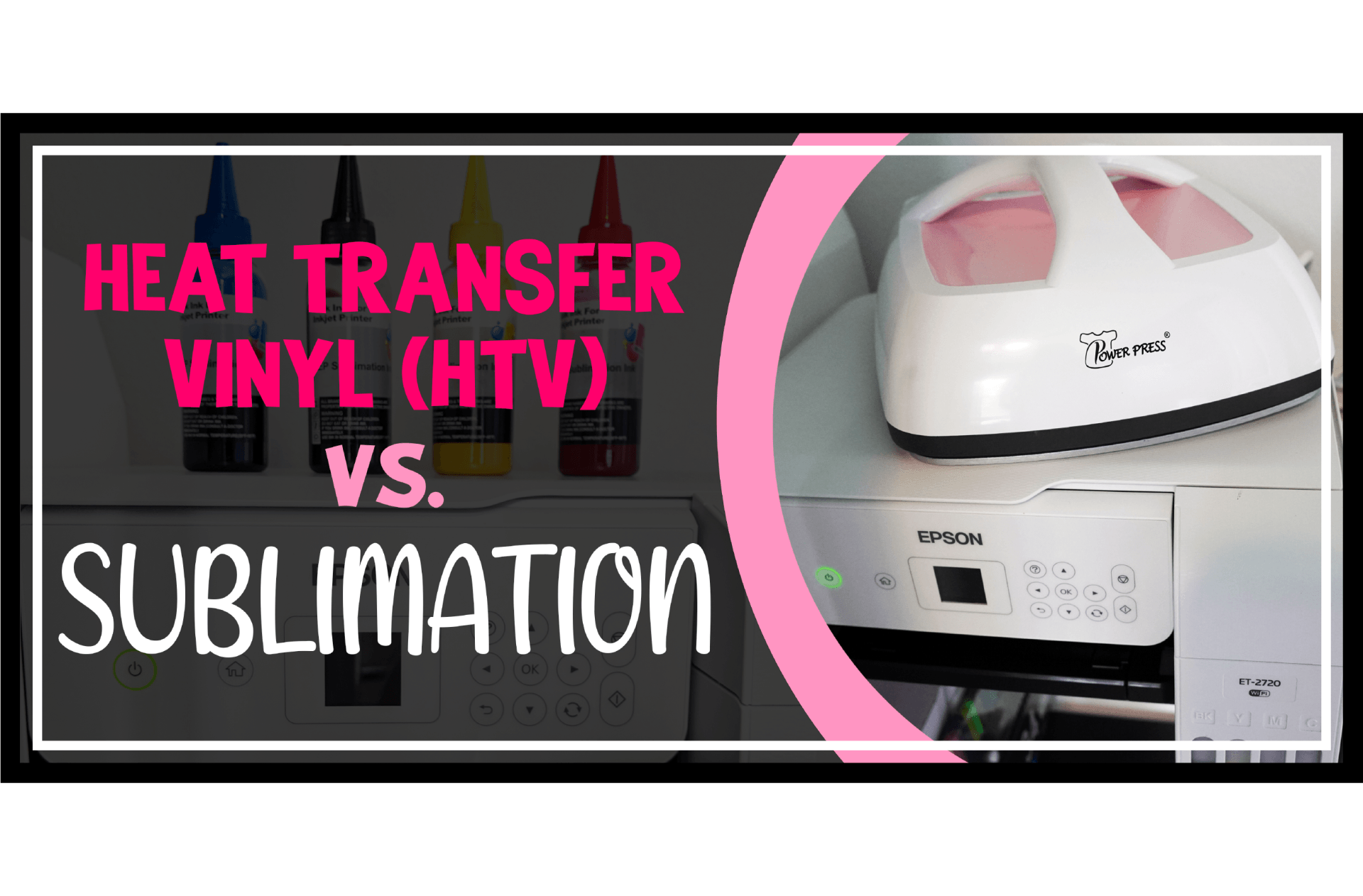 Heat Transfer vs Sublimation For Beginners | Sublimation vs HTV