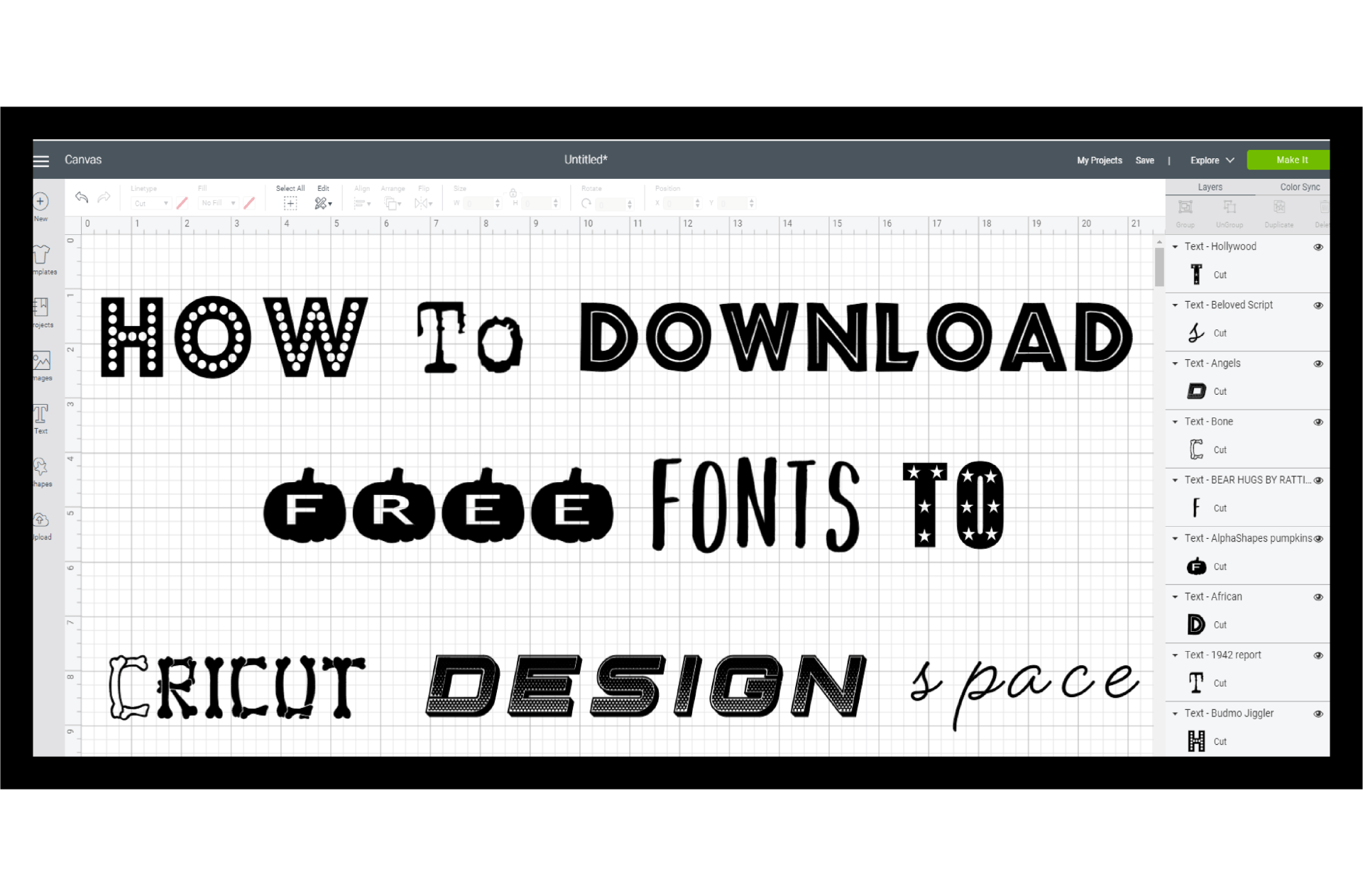 How To Download Free Fonts To Cricut Design Space (Tutorial)