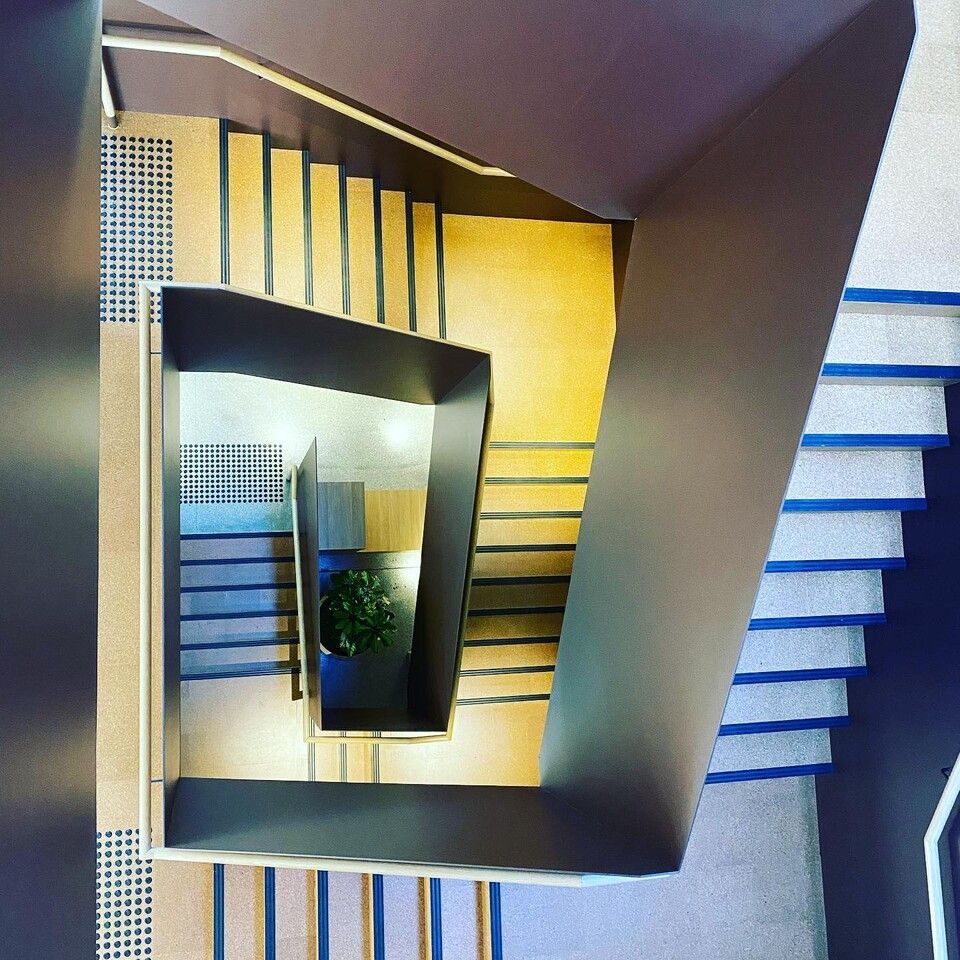lighting over the stairs
