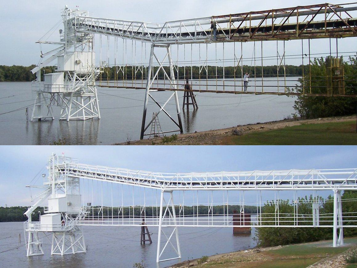 River Conveyor; During and After