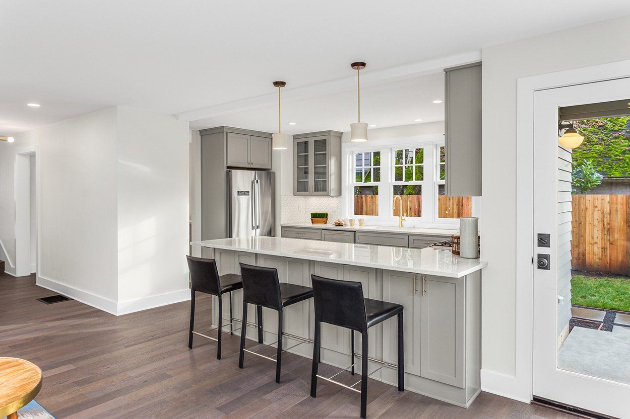 Quartz Countertop in a Modern Kitchen — Casper, WY — Absolute Granite LLC