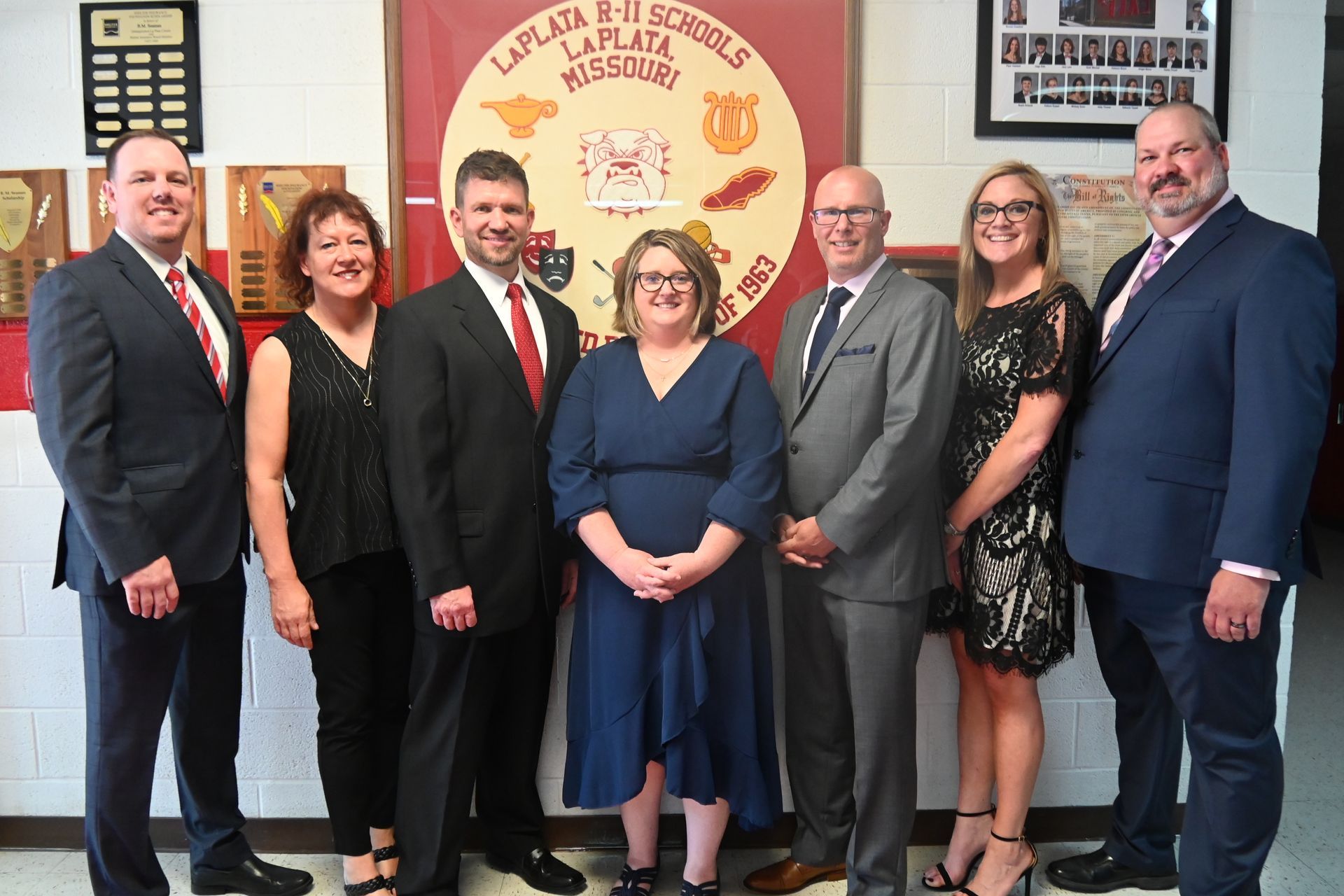 la plata school board members group photo for 2022-23
