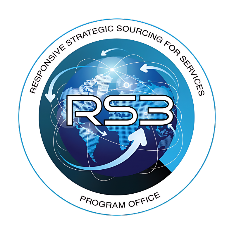 A logo for responsive strategic sourcing for services