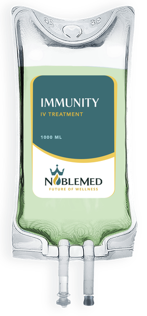 NobleMed Immunity IV drip bag with vitamin C and zinc for immune support