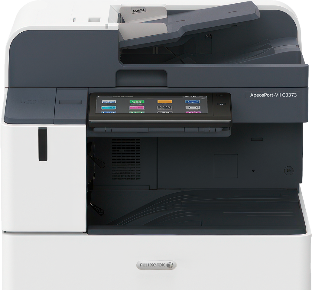 A black and white printer that says ' a3c ' on it