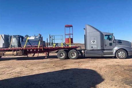 frac sand hauling