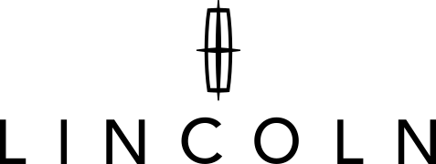 A black and white lincoln logo on a white background.