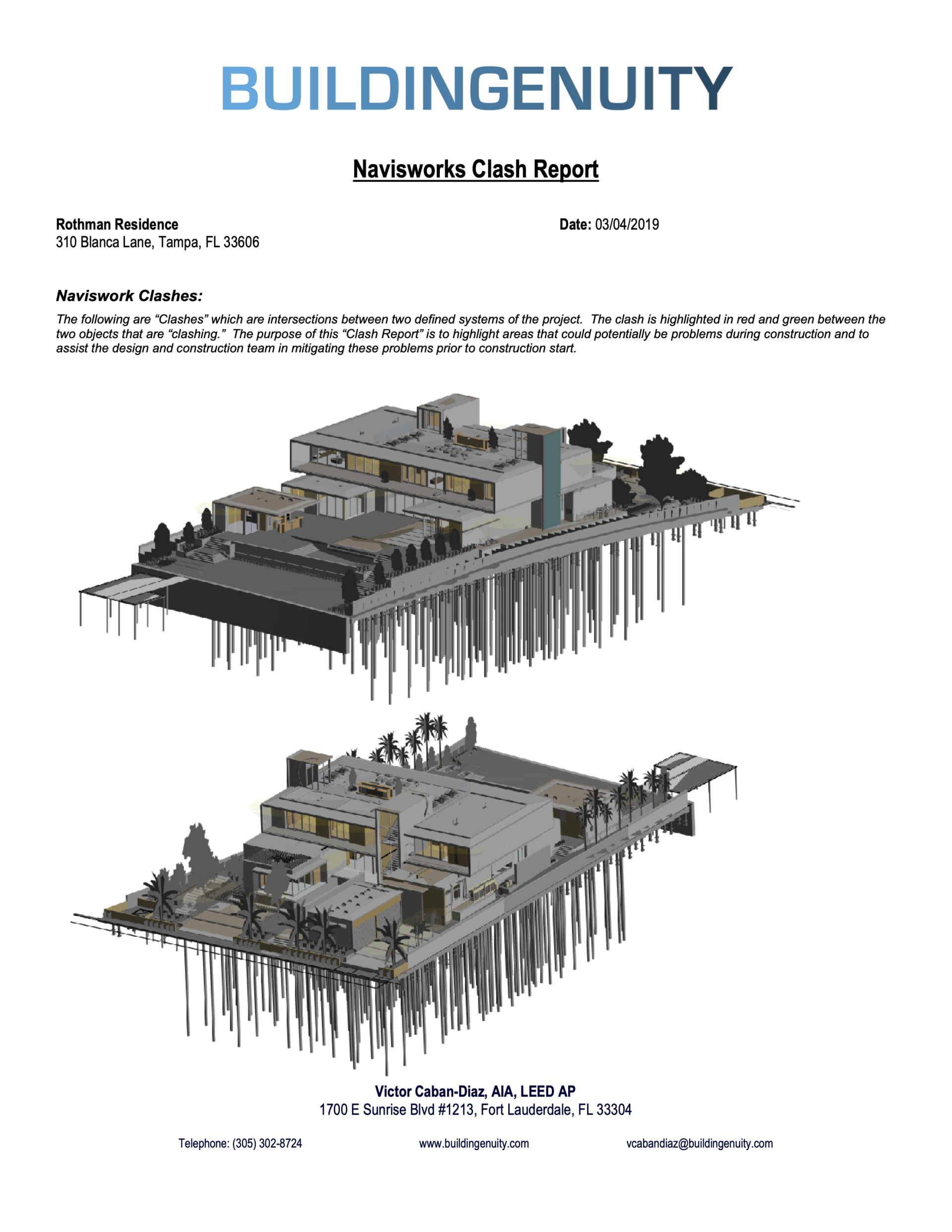 a 3d model of a building on a white background .