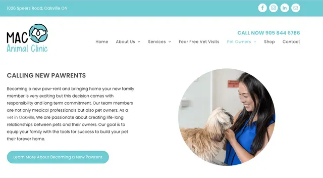 Custom landing Page
