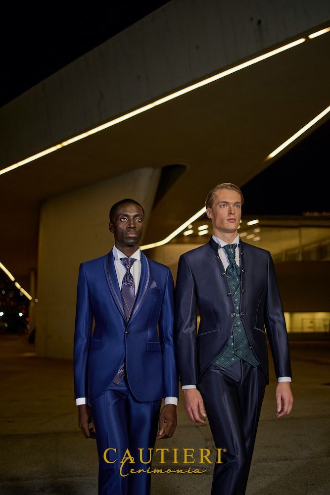 Cautieri, completi uomo blu