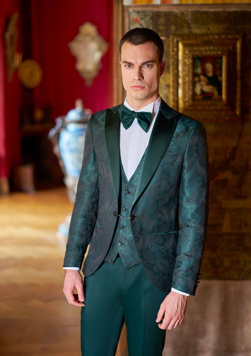 Musani, completo uomo verde