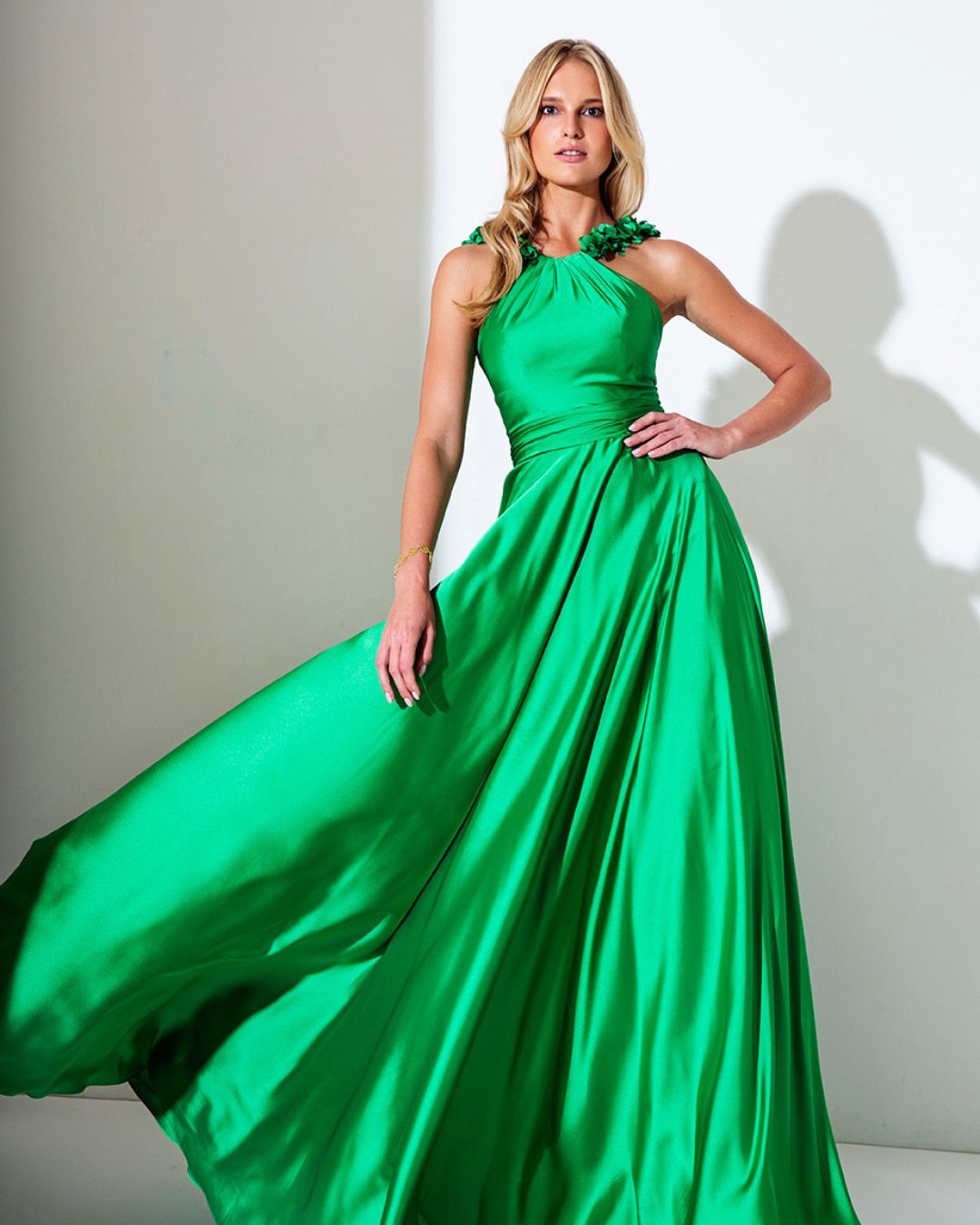 abito donna per cerimonia, verde