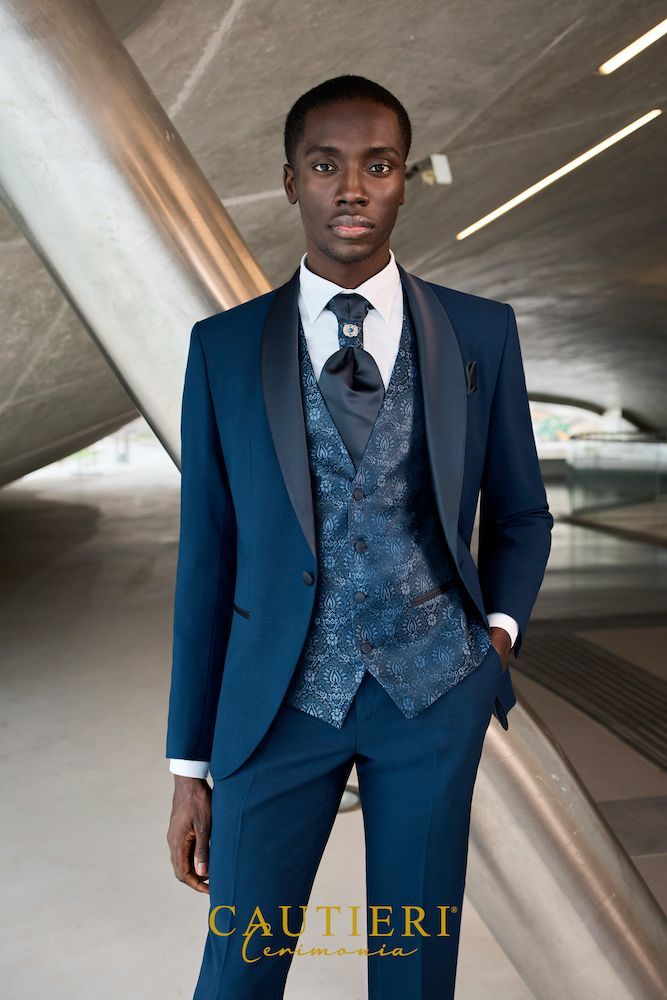 completo coordinato blu